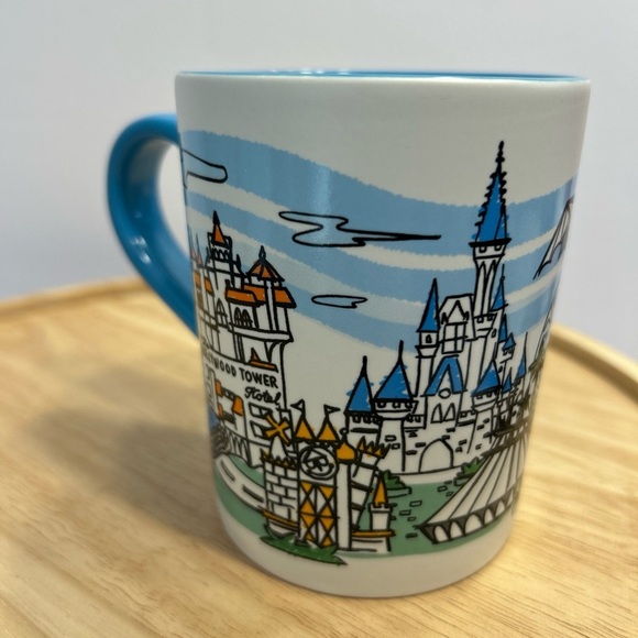 WALT DISNEY WORLD Coffee Mug Skyline 4 Parks Epcot Hollywood Tower Magic Kingdom - Picture 4 of 9